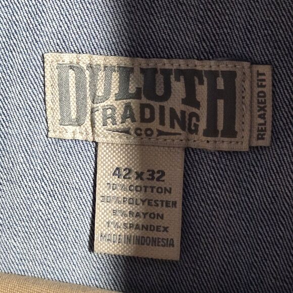 Duluth Flex Ballroom Jeans Relaxed Fit Men 42 x 31  Blue Mid-Rise 6 Pockets - Picture 4 of 12